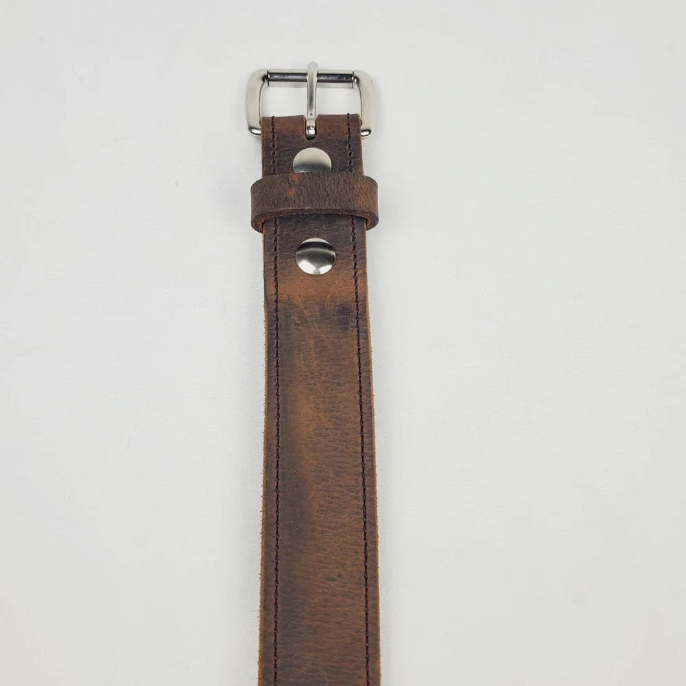 Versacarry Rancher Carry Belt Sz 46 Brown 2 Ply Buffalo Leather Heavy Duty Work